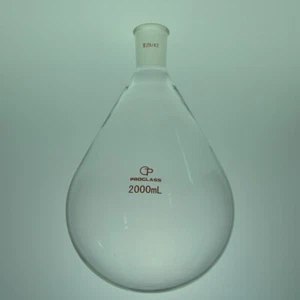 Frasco de vidrio de laboratorio Kjeldahl 2000 ml 29/42 - Imagen 1 de 1