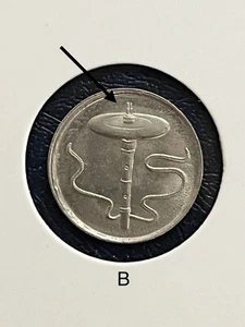 (JC) Malaysia 5 Sen 2nd Series coin 2009 ERROR Twin Tower - EF (B) - Picture 1 of 2