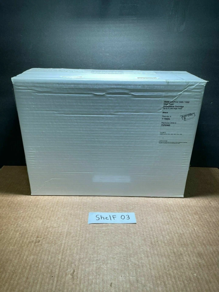 Replace OEM Ibm 75p6960 Ink Toner For Use In Infoprint 1532/1552/1572/1650/1570 - Image 1 of 4