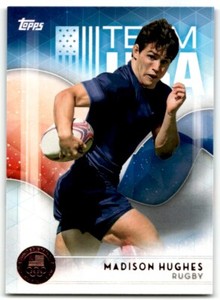 2016 Topps Olympic Madison Hughes USA #18 Bronze Medal