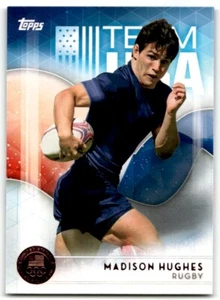2016 Topps Olympic Madison Hughes USA #18 Bronze Medal - Picture 1 of 2