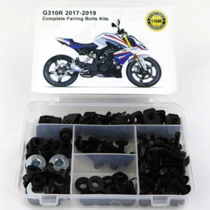 Cowling Fairing Bolts Body Fasteners Kit Fit For 2017 2018 2019 BMW G310R Black - Picture 1 of 11