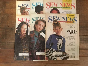 Lot 6 1990 and 1991 Sew News Sewing Magazines - Bild 1 von 7