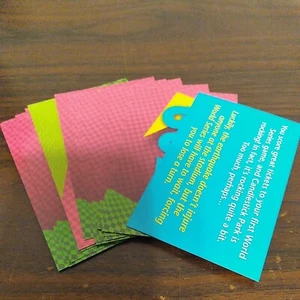 2009 80's Scene It DVD Board Game Replacement Buzz Cards Only - Picture 1 of 2