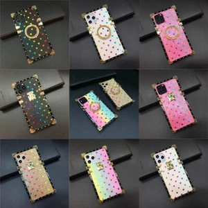 Fashion Glitter Heart Cover Case Cover for iPhone 12 11 Pro Max XS XR 7 8 - Picture 1 of 22