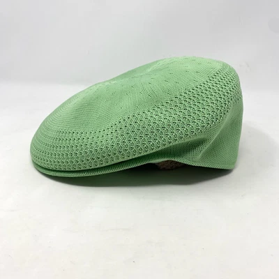 Kangol Tropic Ventair 504 Hat Mens Large Green 0290BC Driver Flat Cap Golf NWT - Image 1 of 4