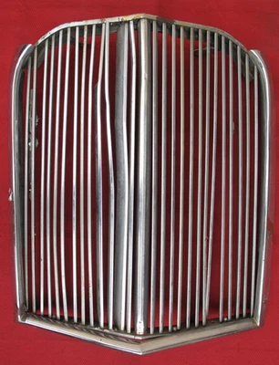 1956-61 original Jaguar MkVIII MK9 Chrome Radiator Front Grille Mark 9 8 Viii - Image 1 of 4