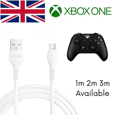 VEN-DENS Xbox One Controller Charger Cable USB Data Sync Lead 1m 2m 3m Fast Charging Wire