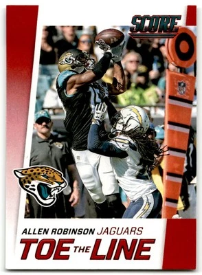 2016 Score #11 Allen Robinson Toe the Line - Image 1 of 2