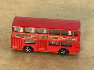 CORGI JUNIORS DIECAST DAIMLER FLEETLINE DOUBLE DECKER BUS RED VISIT BRITAIN   H2 - Picture 1 of 4
