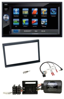 Blaupunkt SD Bluetooth 2DIN MP3 USB Lenkrad Autoradio für Citroen C2 C3 Berlingo - Bild 1 von 4