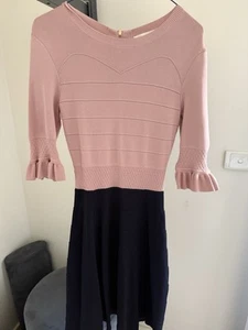Ted Baker Two Tone Dress Size 1(S) - Picture 1 of 4