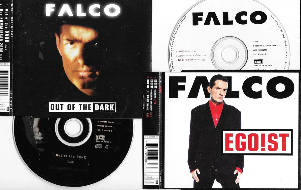 FALCO - out of the dark + egoist  CD s - Bild 1 von 1