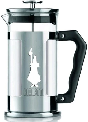 Bialetti Cafetera Prensa Francesa, 8 Tazas, Acero Inoxidable Preziosa Foto 1 de 4