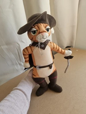 Hasbro Shrek 2 Puss in Boots 12" Talking Plush Toy 2003 Dreamworks - Image 1 of 4