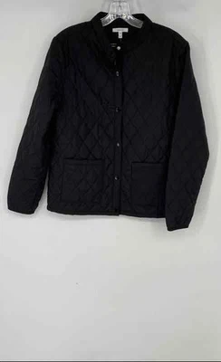 Maurices Womens Black Long Sleeve Snap Front Quilted Jacket Size XS - Image 1 of 4