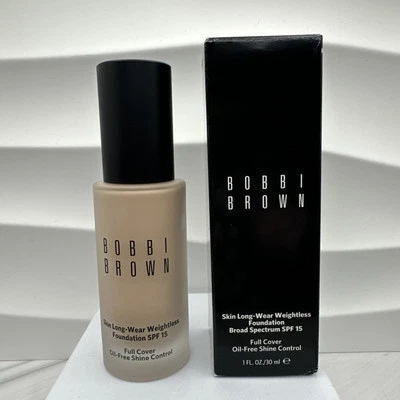 Base sin peso de larga duración Bobbi Brown Skin FPS 15 N 012 porcelana 30 ml nueva Foto 1 de 3