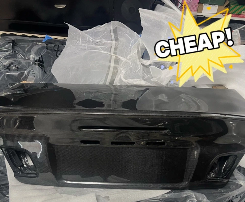 (Pickup ONLY)BMW E46 3 Series 1999-2006 CSL Carbon Fiber Trunk Lid –convertible  - Image 1 of 4