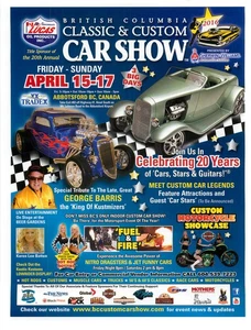Magazine Print Ad British Columbia Classic & Custom Car Show 2016 Abbotsford BC - Picture 1 of 1