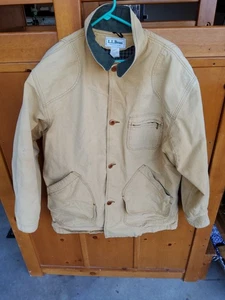 LL Bean Lined Mens Hunting Farming Down Jacket Coat XL Primaloft - Picture 1 of 18