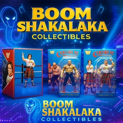 WWE Coliseum Collection Rowdy Roddy Piper & George The Animal Steele Paquete de 2 Foto 1 de 4