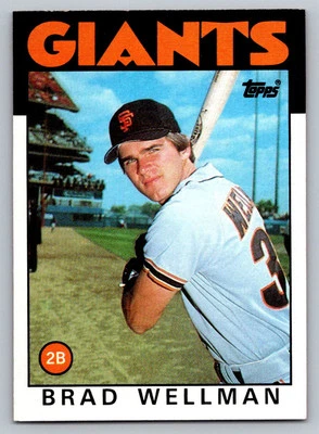 1986 Topps # 41 - Brad Wellman - San Francisco Giants - Image 1 of 2