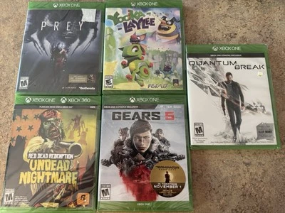 Xbox Sealed Bundle: Prey, Yooka-Laylee, Quantum Break, Red Dead Nightmare, Gears - Image 1 of 4