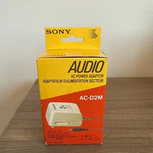 Sony Netzteil AC-D2M originalverpackt Ausgang 3V, 350mA 120V NOS - Bild 1 von 6