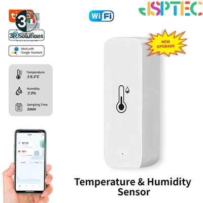 Tuya Wifi Temperatura E Umidità Smart Home Termometro Igrometro APP Allarme Remo - Image 1 of 4