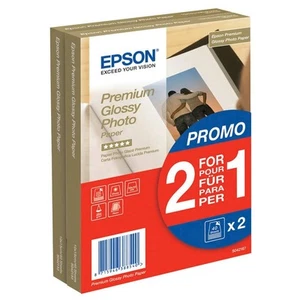 EPSON Premium glossy photo paper inkjet 255g/m2 (A6 paper 100x150mm) 2x40 sheets - Afbeelding 1 van 5