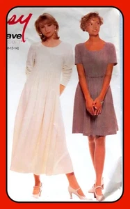 Misses Pullover DRESS Pattern Princess Seam Loose-fitting McCall's 7757 - Picture 1 of 4