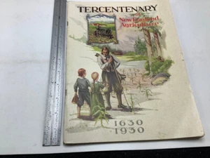 Origina 1930 TERCENTENARY of NEW ENGLAND AGRICULTURE 1630-1930; milk, guernsey - Picture 1 of 12