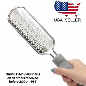 Pro Stainless Large Foot File Callus Remover Rasp Scraper Cracked Pedicure Tools