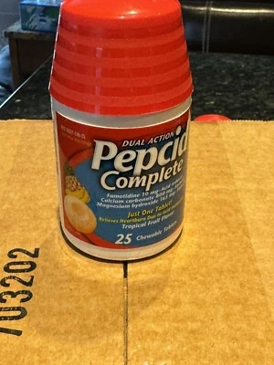 Pepcid Complete Frutas Tropicales Comprimidos Masticables 25 Pestañas Masticables Foto 1 de 2