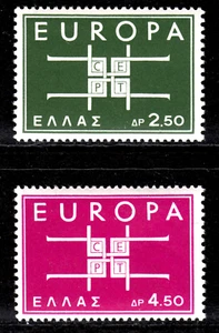 Griechenland 821-22 **, CEPT 1963, postfrisch - Bild 1 von 1