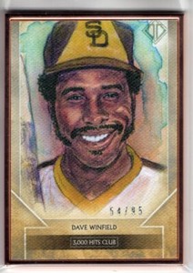 2020 Topps Transcendent DAVE WINFIELD Club Members FRAMED ART SKETCH CARD 54/95