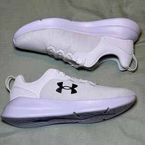 Under Armour Women's UA Essential Sportstyle Shoes White 3024130-102 Size 10 New - Picture 1 of 7