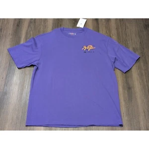 Jordan Max Name and Fame Graphic Tee Purple Basketball T-Shirt Large - Picture 1 of 8