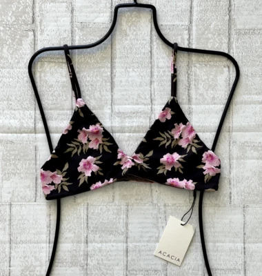 TRAJE DE BAÑO ACACIA FLORET 'NAPALI' BIKINI TOP (M) NUEVO CON ETIQUETAS Foto 1 de 4