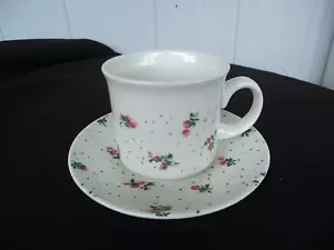 vintage churchill china pink england rose chintz floral tea cup & saucer - Picture 1 of 3