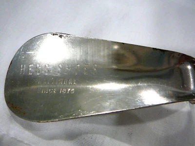 Vtg Hess Shoes of Baltimore Since 1873 Shoe Horn-Advertising-Hole for Hook - Image 1 of 4