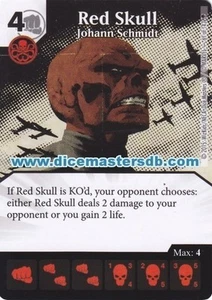 Red Skull Johann Schmidt #61 - Age of Ultron - Marvel Dice Masters - Picture 1 of 1