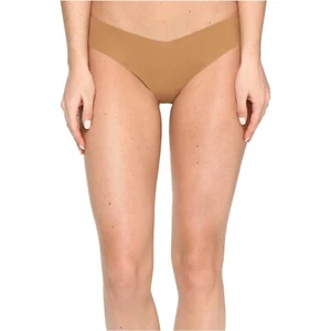 NIB New COMMANDO Classic Solid Thong Underwear CT01 Raw Cut Seamless Caramel M/L - Picture 1 of 5
