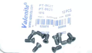 Lotto di 10 Nuove Viti Valenite Inserto Mulino Facciale PT-962T - Foto 1 di 1