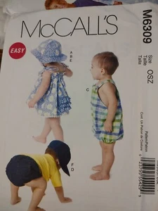 McCalls Schnittmuster für Kleinkind Größen Small - XL Kleidungsstückliste in Beschreibung  - Bild 1 von 3
