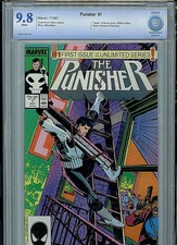 Punisher #1 CBCS  9.8 NM/MT 1987 Unlimited Series Marvel Comic Amricons B13