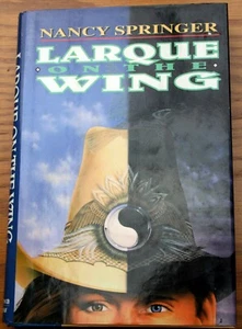 vntg 1994 Nancy Springer 1st print hcdj LARQUE ON THE WING non-binary mid-life - Bild 1 von 7