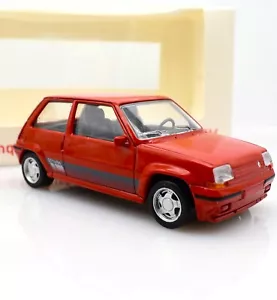 Coche Escala 1:43 RENAULT SUPER 5 SUPERCINQUE GT FASE 2 Diecast Rojo - Imagen 1 de 8