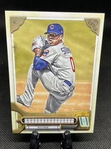 Placa de identificación faltante 2022 Topps Gypsy Queen #117 Marcus Stroman - Chicago Cubs - Imagen 1 de 3
