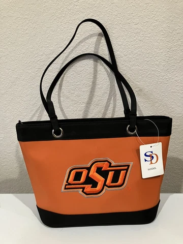 Oklahoma State University OSU Orange and Black Logo Purse Handbag Cover